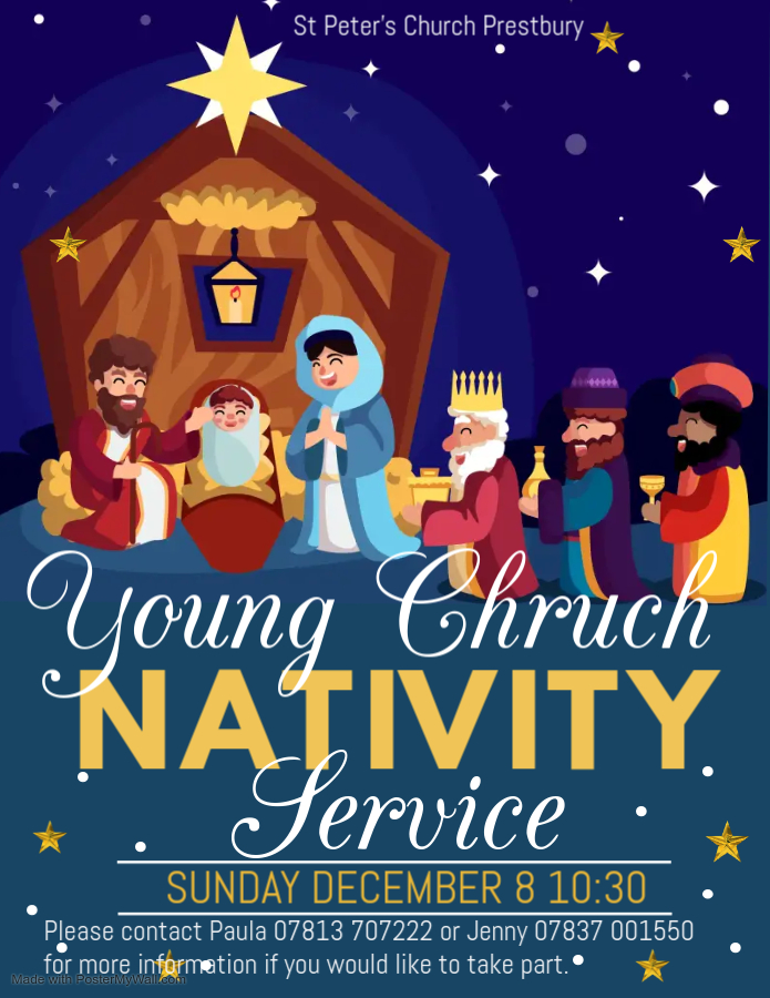 Young Church nativity poster 2