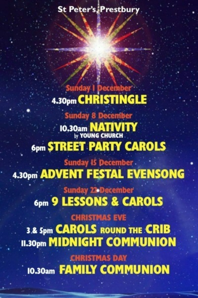 Christmas Services Poster